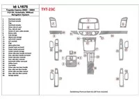 Toyota Camry 2002-2004 Full Set, Automatic Gear, Without NAVI system, Without OEM Interior BD Dash Trim Kit - 1 - Interior Dash Toyota Camry 2002-2004 Full Set, Automatic Gear, Without NAVI system, Without OEM Interior BD Dash Trim Kit - 1 - Interior Dash