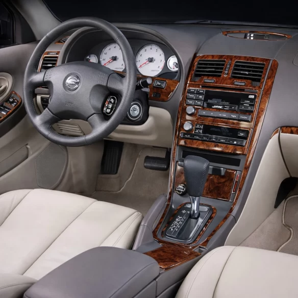 Nissan Maxima 2000-2001 Full Set, Manual Gearbox, Radio Without CD Player, 40 Parts set Interior BD Dash Trim Kit