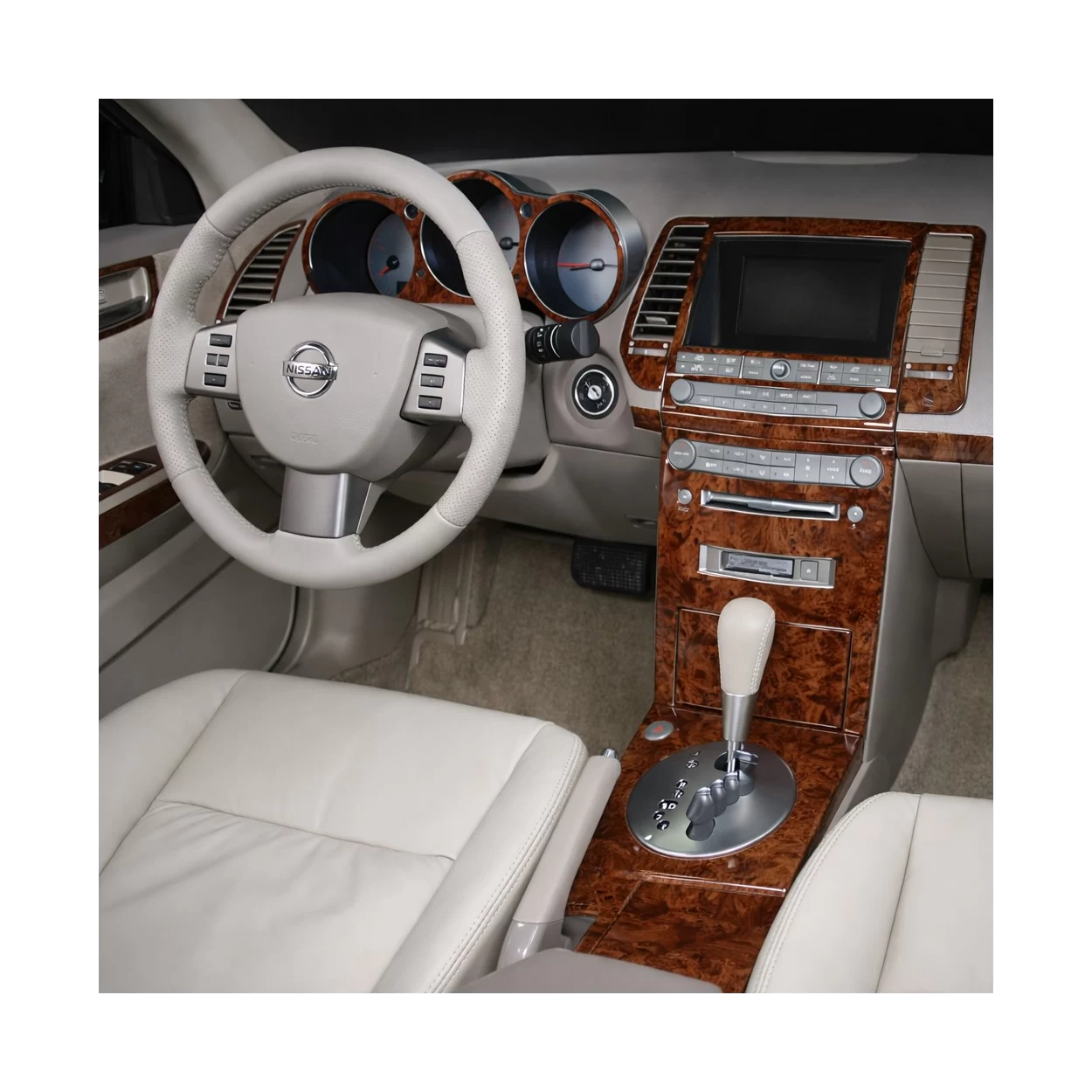 Nissan Maxima 2004-2006 Full Set, Automatic Gear, W/O Memory Seats, W/O Heated Seats Interior BD Dash Trim Kit