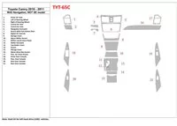 Toyota Camry 2010-2011 With NAVI, ?? SE Model Interior BD Dash Trim Kit - 1 - Interior Dash Trim Kit Toyota Camry 2010-2011 With NAVI, ?? SE Model Interior BD Dash Trim Kit - 1 - Interior Dash Trim Kit