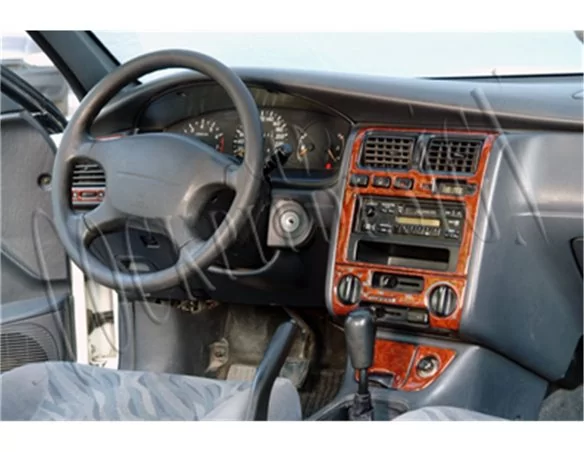 Toyota Carina E 01.95-01.98 3D Interior Dashboard Trim Kit Dash Trim Dekor 14-Parts - 1 - Interior Dash Trim Kit