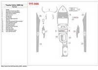 Toyota Celica 2000-UP 2 Doors Interior BD Dash Trim Kit - 1 - Interior Dash Trim Kit Toyota Celica 2000-UP 2 Doors Interior BD Dash Trim Kit - 1 - Interior Dash Trim Kit