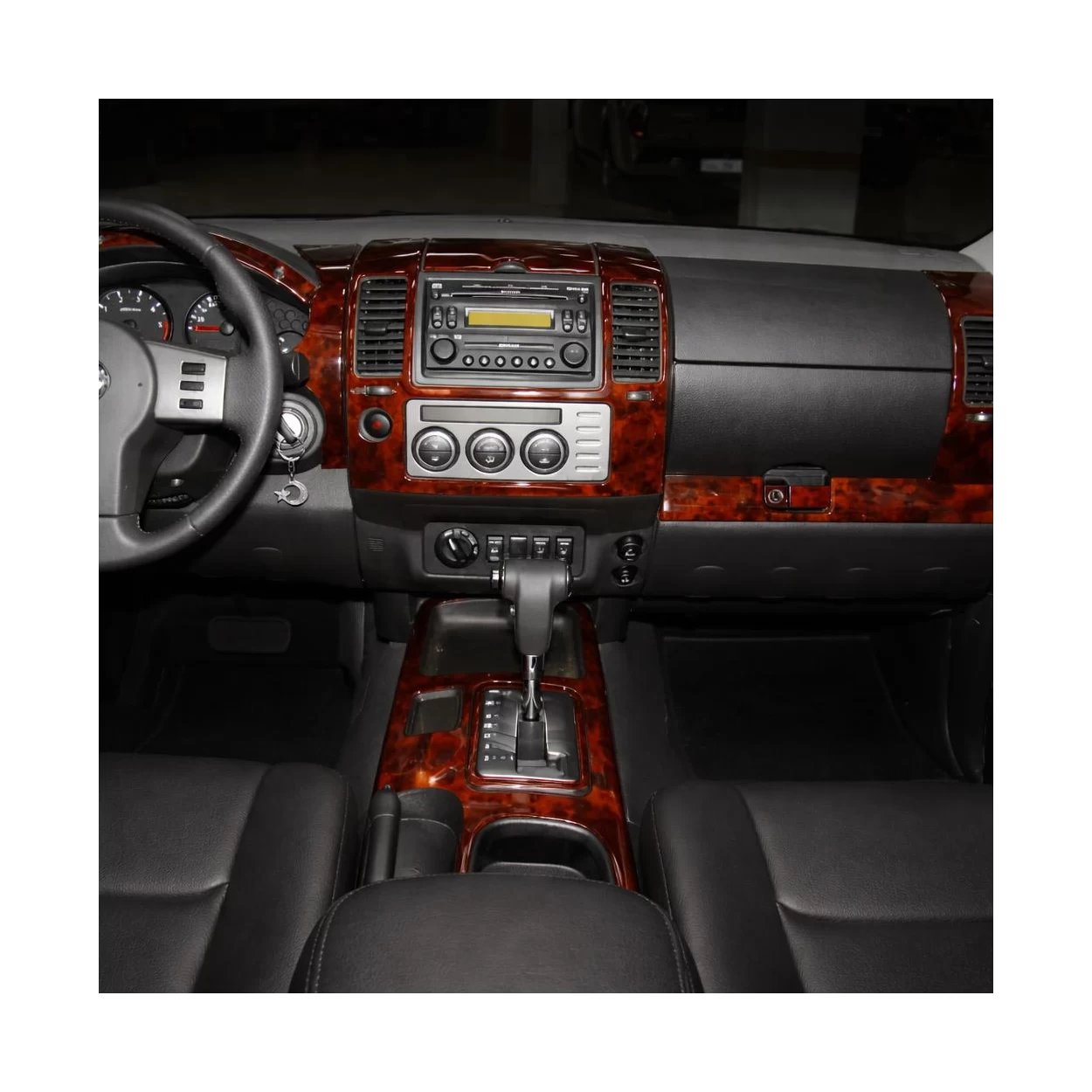 Nissan Navara D40 02.06-12.10 3D Interior Dashboard Trim Kit Dash Trim Dekor 12-Parts
