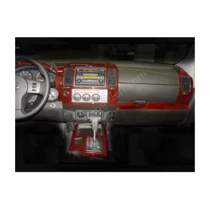 Nissan Navara D40 02.06-12.10 3D Interior Dashboard Trim Kit Dash Trim Dekor 12-Parts