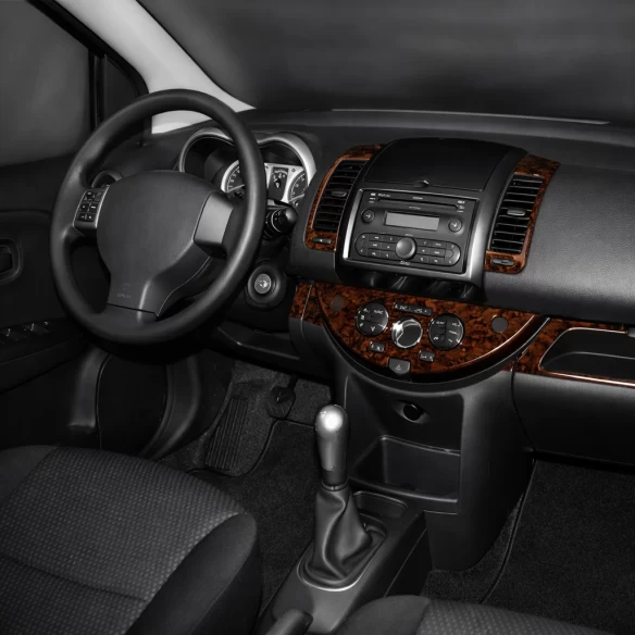 Nissan Note 01.2006 3D Interior Dashboard Trim Kit Dash Trim Dekor 8-Parts