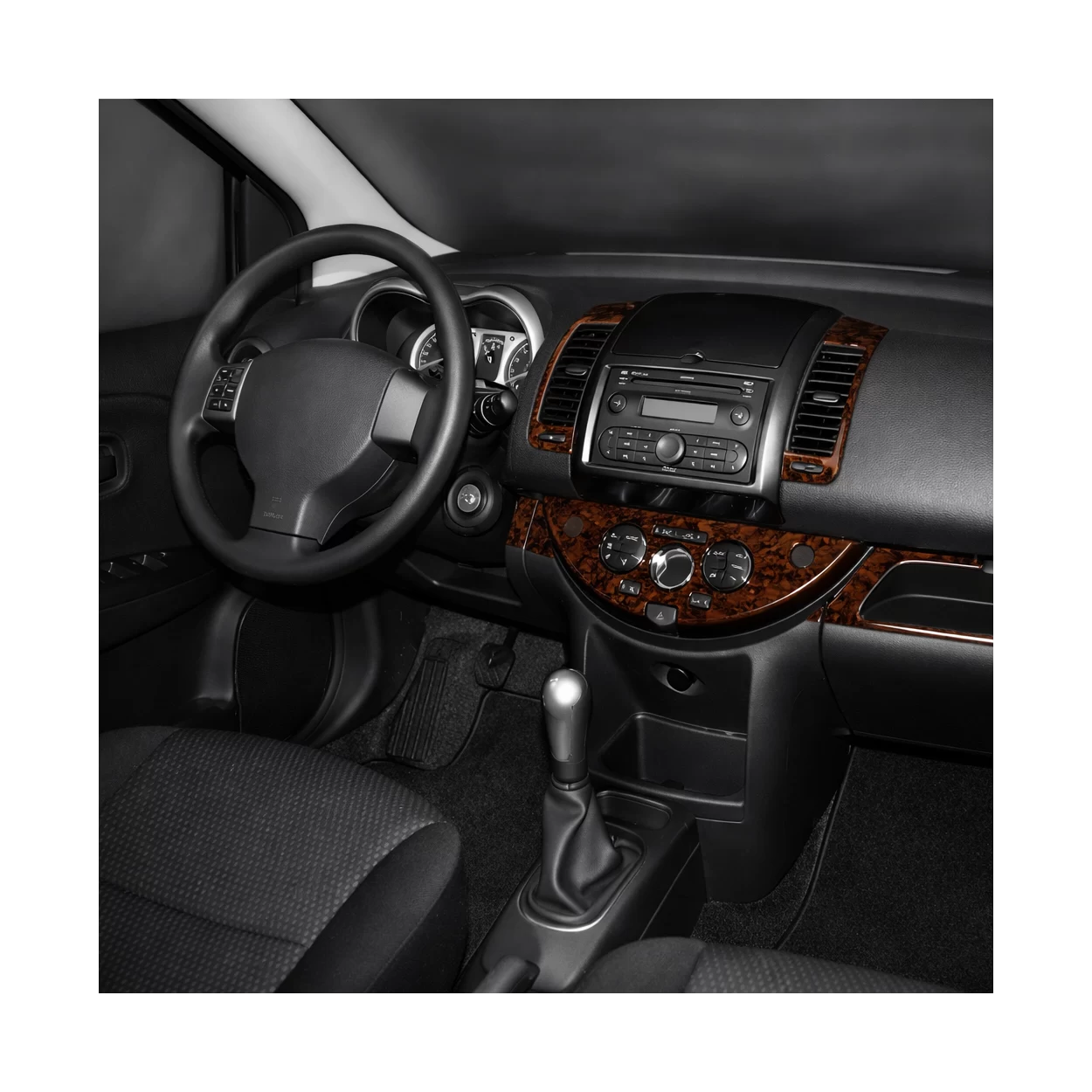 Nissan Note 01.2006 3D Interior Dashboard Trim Kit Dash Trim Dekor 8-Parts