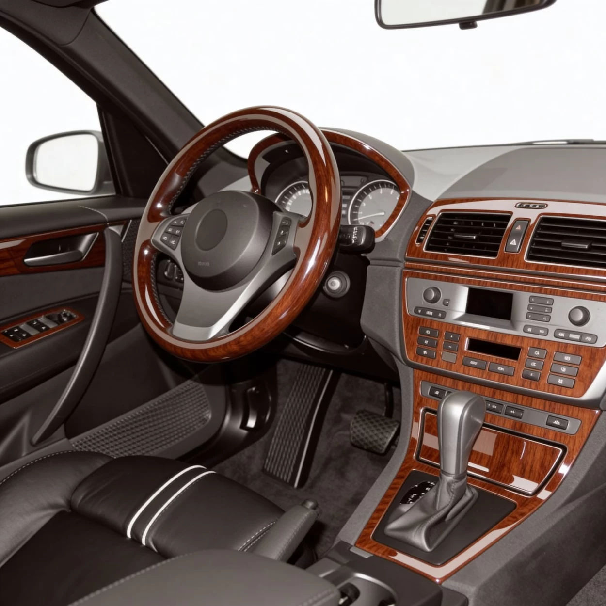 BMW X3 E83 09.2003 3D Interior Dashboard Trim Kit Dash Trim Dekor 12-Parts