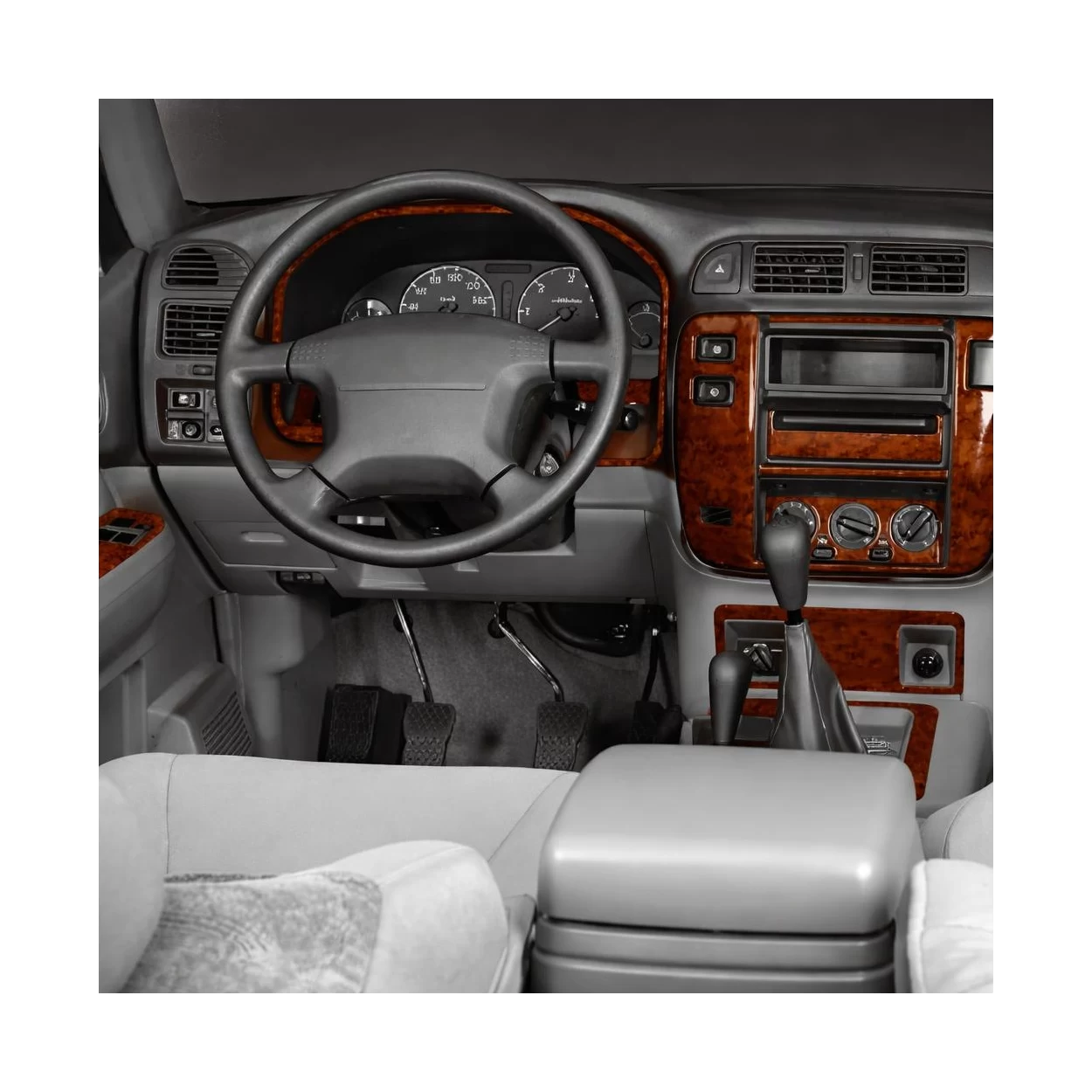 Nissan Patrol 03.98-01.00 3D Interior Dashboard Trim Kit Dash Trim Dekor 21-Parts