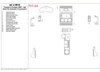 Toyota FJ Cruiser 2007-UP Basic Set, Automatic Gear Interior BD Dash Trim Kit - 2 - Interior Dash Trim Kit Toyota FJ Cruiser 2007-UP Basic Set, Automatic Gear Interior BD Dash Trim Kit - 2 - Interior Dash Trim Kit