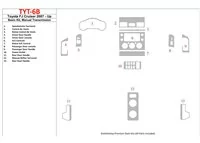 Toyota FJ Cruiser 2007-UP Basic Set, Manual Gear Box Interior BD Dash Trim Kit - 1 - Interior Dash Trim Kit Toyota FJ Cruiser 2007-UP Basic Set, Manual Gear Box Interior BD Dash Trim Kit - 1 - Interior Dash Trim Kit