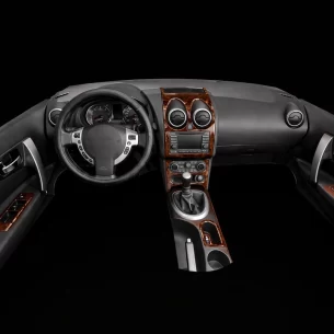Nissan Qashqai 01.11-12.12 3D Interior Dashboard Trim Kit Dash Trim Dekor 19-Parts