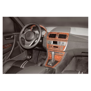 BMW X3 E83 09.2003 3D Interior Dashboard Trim Kit Dash Trim Dekor 12-Parts