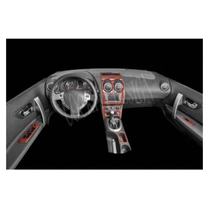 Nissan Qashqai 01.11-12.12 3D Interior Dashboard Trim Kit Dash Trim Dekor 19-Parts