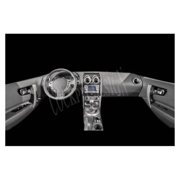 Nissan Qashqai 01.2013 3D Interior Dashboard Trim Kit Dash Trim Dekor 21-Parts