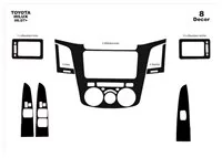 Toyota Hilux MK7 2004–2015 3D Interior Dashboard Trim Kit Dash Trim Dekor 8-Parts - 1 - Interior Dash Trim Kit Toyota Hilux MK7 2004–2015 3D Interior Dashboard Trim Kit Dash Trim Dekor 8-Parts - 1 - Interior Dash Trim Kit
