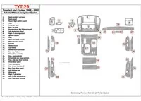 Toyota Land Cruiser 1998-2002 Without NAVI system, 31 Parts set Interior BD Dash Trim Kit - 1 - Interior Dash Trim Kit Toyota Land Cruiser 1998-2002 Without NAVI system, 31 Parts set Interior BD Dash Trim Kit - 1 - Interior Dash Trim Kit