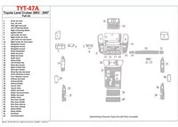 Toyota Land Cruiser 200 2008-UP Full Set Interior BD Dash Trim Kit - 1 - Interior Dash Trim Kit Toyota Land Cruiser 200 2008-UP Full Set Interior BD Dash Trim Kit - 1 - Interior Dash Trim Kit