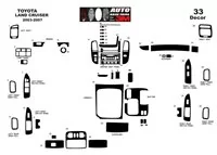 Toyota Land Cruiser 2003-2007 3D Interior Dashboard Trim Kit Dash Trim Dekor 33-Parts - 2 - Interior Dash Trim Kit Toyota Land Cruiser 2003-2007 3D Interior Dashboard Trim Kit Dash Trim Dekor 33-Parts - 2 - Interior Dash Trim Kit