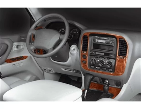 Toyota Landcruiser 05.98-12.03 3D Interior Dashboard Trim Kit Dash Trim Dekor 16-Parts - 1 - Interior Dash Trim Kit