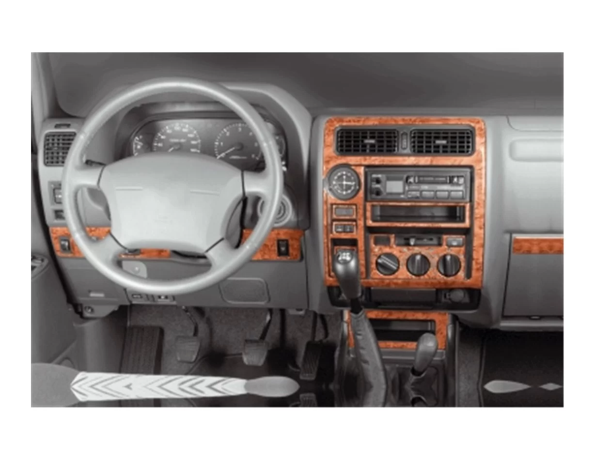 Toyota Landcruiser 07.96-04.98 3D Interior Dashboard Trim Kit Dash Trim Dekor 20-Parts - 1 - Interior Dash Trim Kit