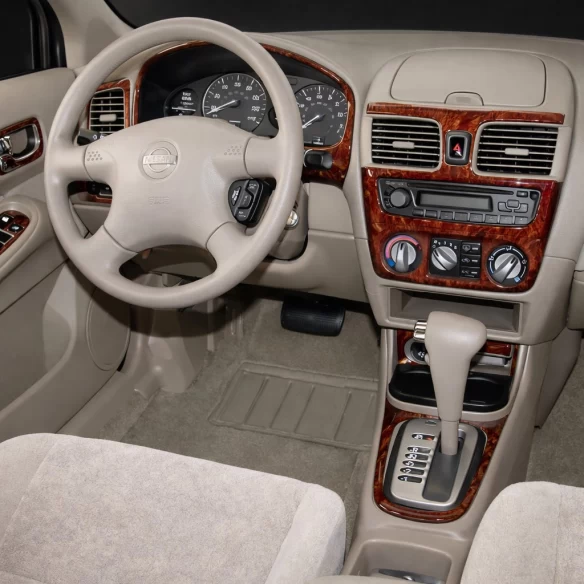 Nissan Sunny 01.2001 3D Interior Dashboard Trim Kit Dash Trim Dekor 11-Parts