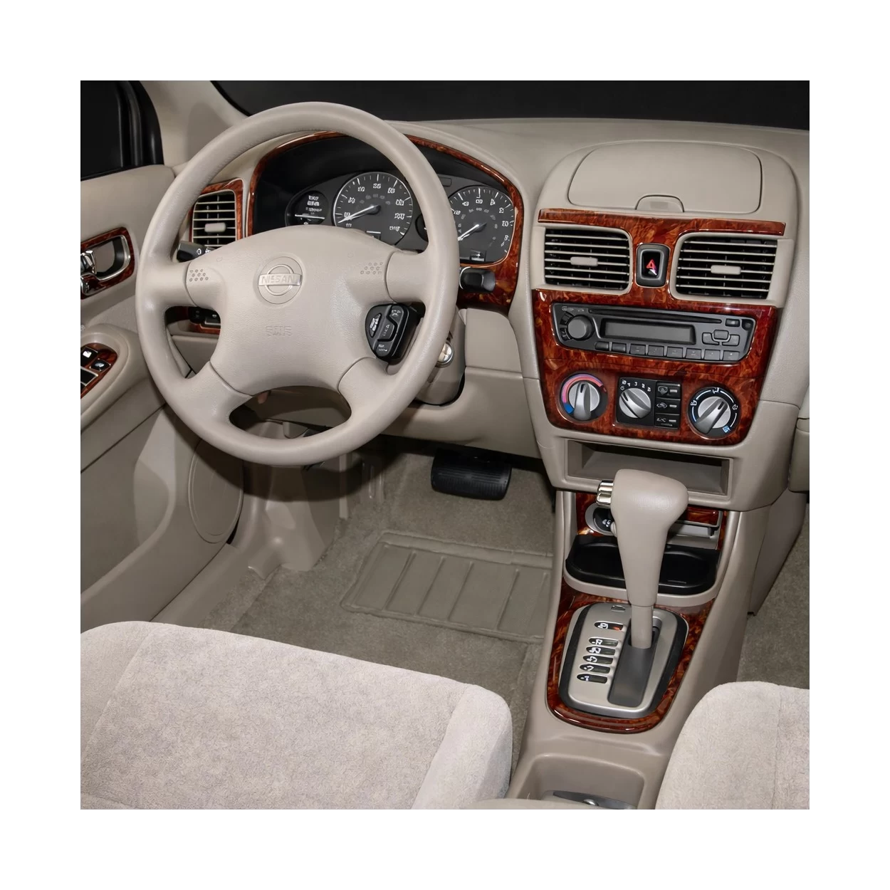 Nissan Sunny 01.2001 3D Interior Dashboard Trim Kit Dash Trim Dekor 11-Parts