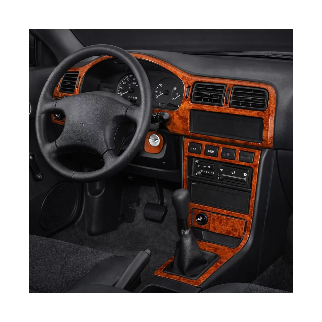 Nissan Sunny 09.91-09.95 3D Interior Dashboard Trim Kit Dash Trim Dekor 12-Parts