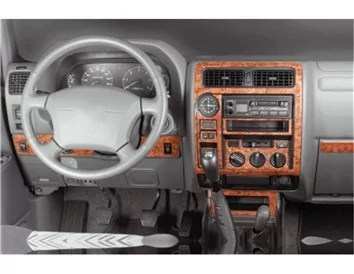 Toyota Prado 01.01-12.02 3D Interior Dashboard Trim Kit Dash Trim Dekor 18-Parts - 1 - Interior Dash Trim Kit