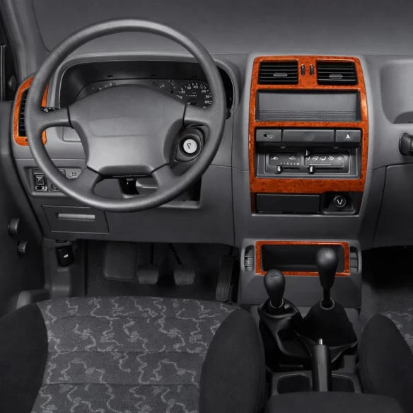 Nissan Terrano 4x4 05.96-12.02 3D Interior Dashboard Trim Kit Dash Trim Dekor 7-Parts