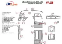 Chevrolet Corvette 1990-1996 Automatic Gear Interior BD Dash Trim Kit - 1 - Interior Dash Trim Kit Chevrolet Corvette 1990-1996 Automatic Gear Interior BD Dash Trim Kit - 1 - Interior Dash Trim Kit
