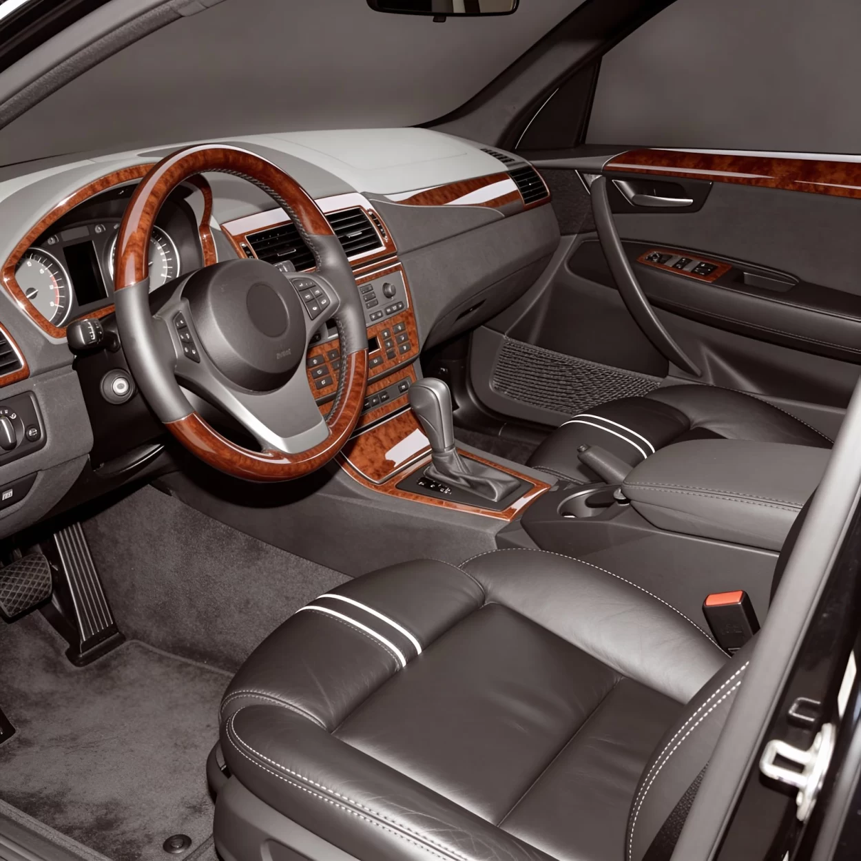 BMW X3 E83 2004-2010 3D Interior Dashboard Trim Kit Dash Trim Dekor 48-Parts