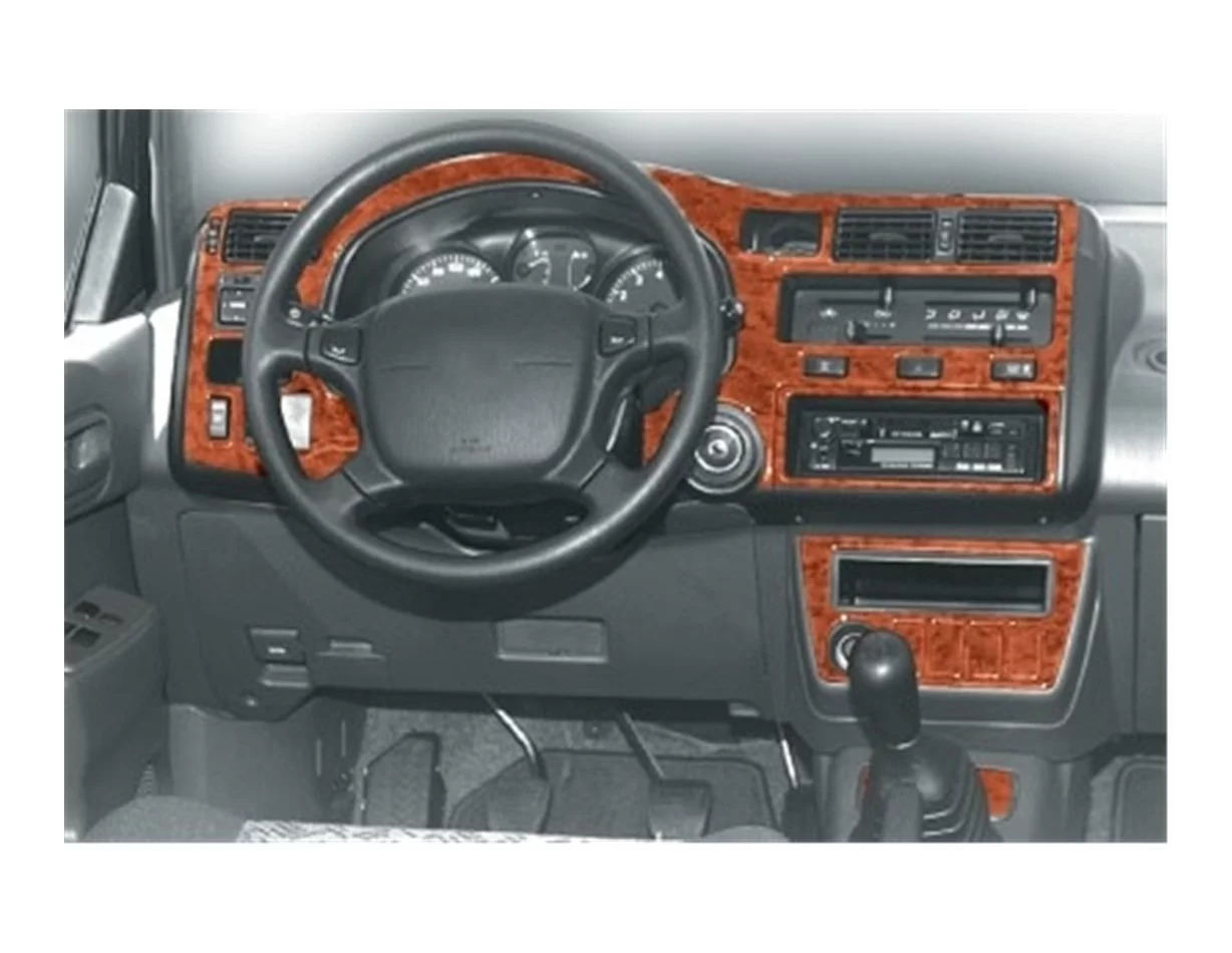 Toyota Rav 4 XA10 09.94-09.00 3D Interior Dashboard Trim Kit Dash Trim Dekor 13-Parts - 1 - Interior Dash Trim Kit