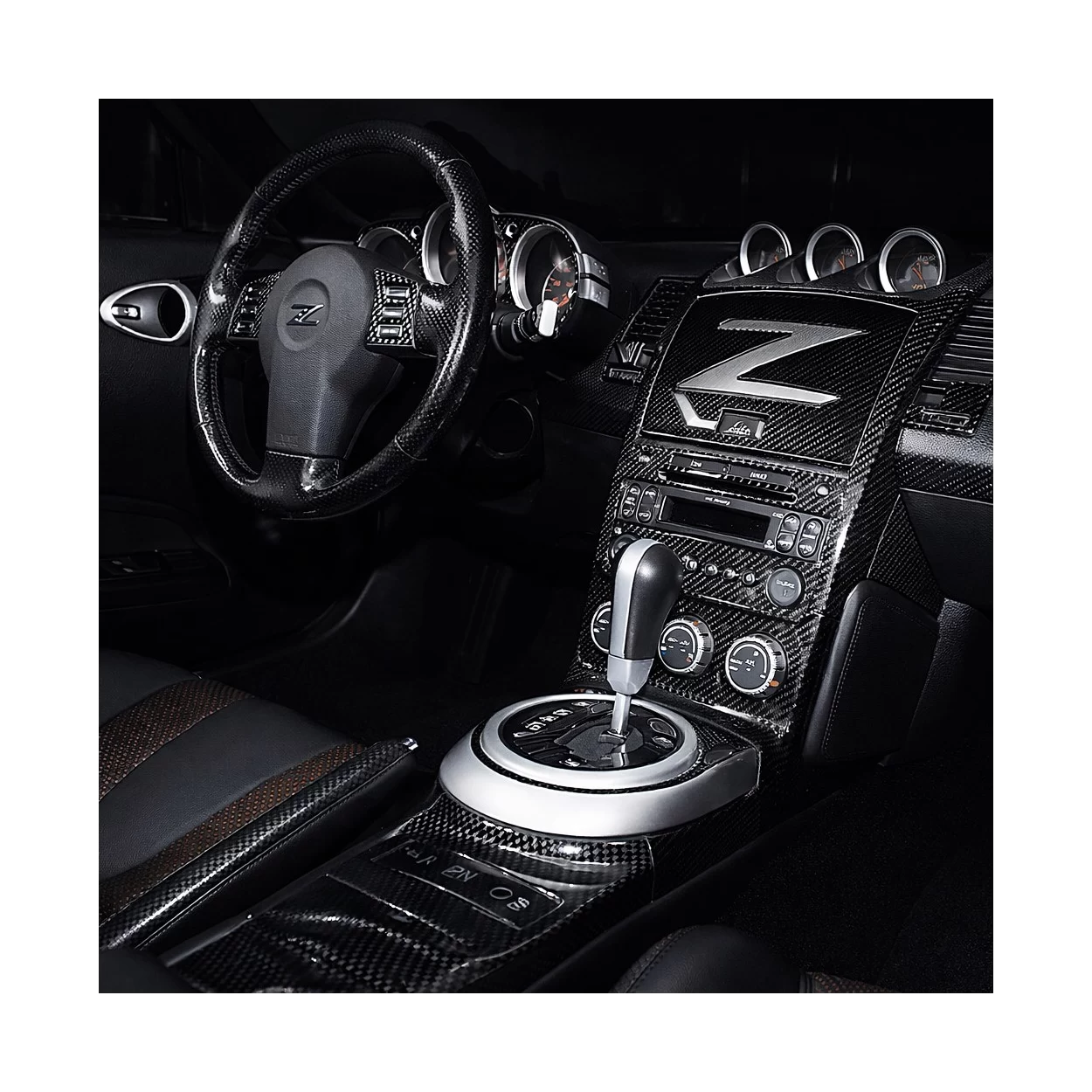 Nissan Z350 2003-2005 Full Set, Automatic Gear Interior BD Dash Trim Kit