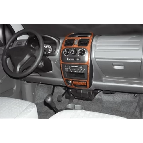 Opel Agila 04.00-12.03 3D Interior Dashboard Trim Kit Dash Trim Dekor 3-Parts