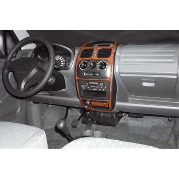 Opel Agila 04.00-12.03 3D Interior Dashboard Trim Kit Dash Trim Dekor 3-Parts