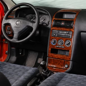 Opel Astra G 03.98-12.03 3D Interior Dashboard Trim Kit Dash Trim Dekor 16-Parts