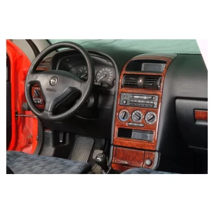 Opel Astra G 03.98-12.03 3D Interior Dashboard Trim Kit Dash Trim Dekor 16-Parts