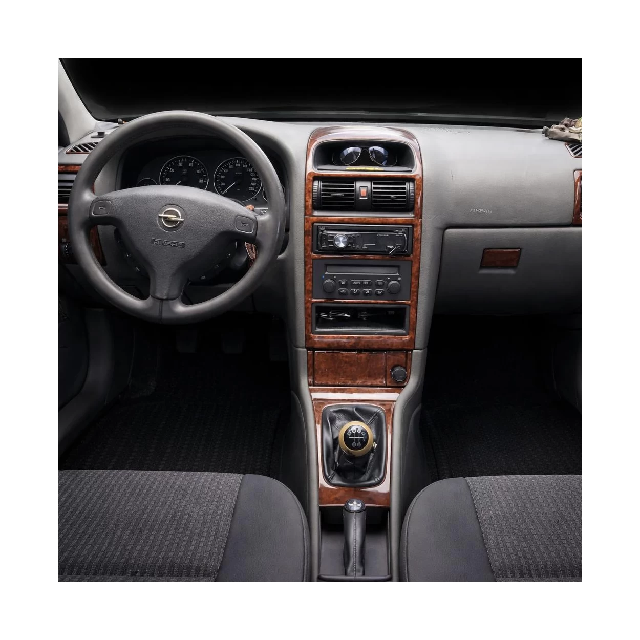 Opel Astra G 03.98-12.03 DIGI 3D Interior Dashboard Trim Kit Dash Trim Dekor 16-Parts