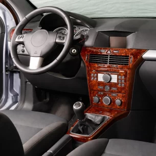 Opel Astra H 01.04-08.10 3D Interior Dashboard Trim Kit Dash Trim Dekor 10-Parts