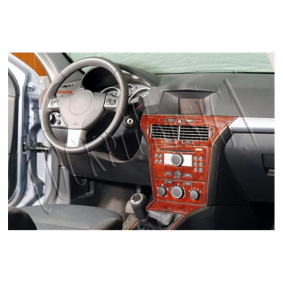 Opel Astra H 01.04-08.10 3D Interior Dashboard Trim Kit Dash Trim Dekor 10-Parts