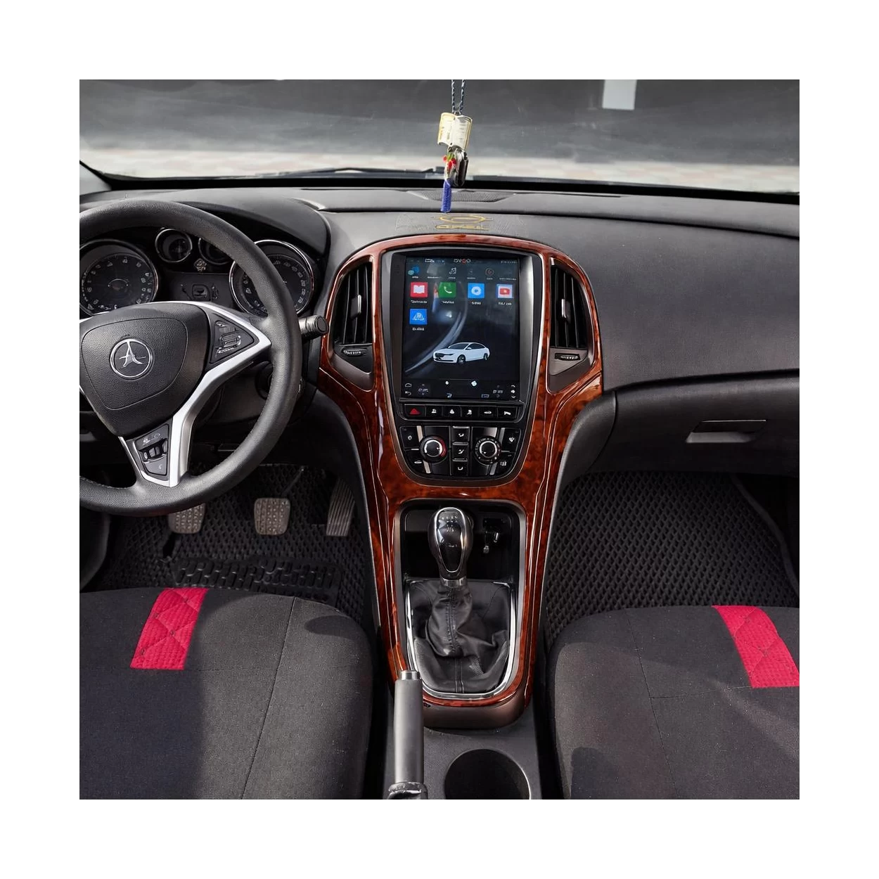 Opel Astra J 01.2013 3D Interior Dashboard Trim Kit Dash Trim Dekor 8-Parts