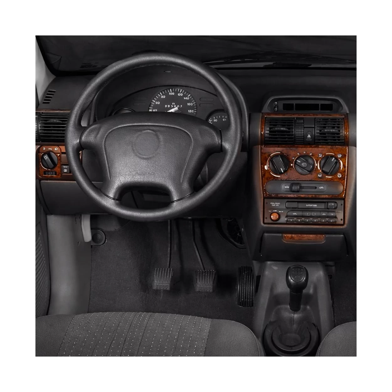 Opel Corsa B-Tigra ­ Combo 01.93-10.00 3D Interior Dashboard Trim Kit Dash Trim Dekor 10-Parts