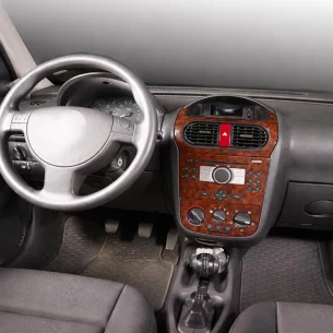 Opel Corsa C – Pick-up 01.03-12.06 3D Interior Dashboard Trim Kit Dash Trim Dekor 6-Parts
