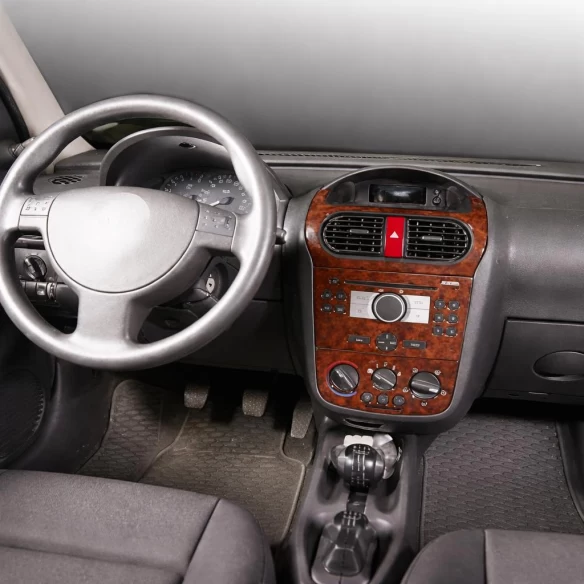 Opel Corsa C – Pick-up 01.03-12.06 3D Interior Dashboard Trim Kit Dash Trim Dekor 6-Parts