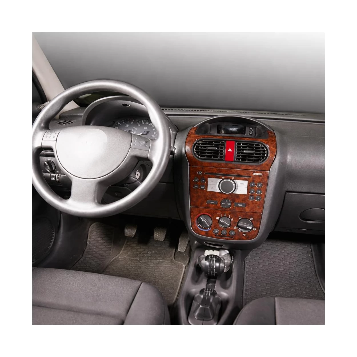 Opel Corsa C – Pick-up 01.03-12.06 3D Interior Dashboard Trim Kit Dash Trim Dekor 6-Parts