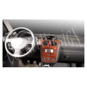 Opel Corsa C – Pick-up 01.03-12.06 3D Interior Dashboard Trim Kit Dash Trim Dekor 6-Parts