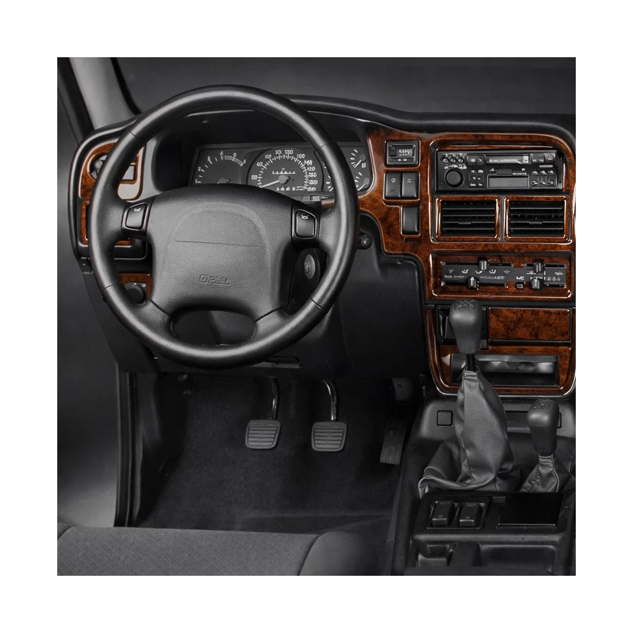 Opel Frontera 03.95-09.98 3D Interior Dashboard Trim Kit Dash Trim Dekor 13-Parts