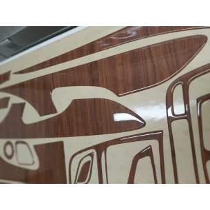 Opel Mokka ab 2012 3D Interior Dashboard Trim Kit Dash Trim Dekor 35-Parts