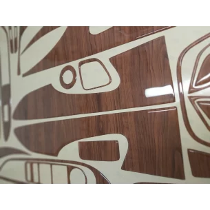 Opel Mokka ab 2012 3D Interior Dashboard Trim Kit Dash Trim Dekor 35-Parts