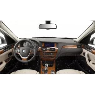 BMW X3 F25 2010–2017 3D Full Interior Dashboard Trim Kit Dash Trim Dekor 67-Parts